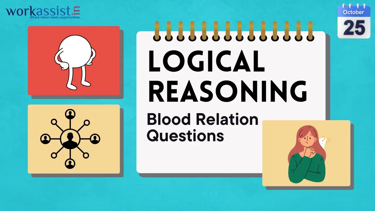 Workassist Blood Relation Quiz - 25-10-2024